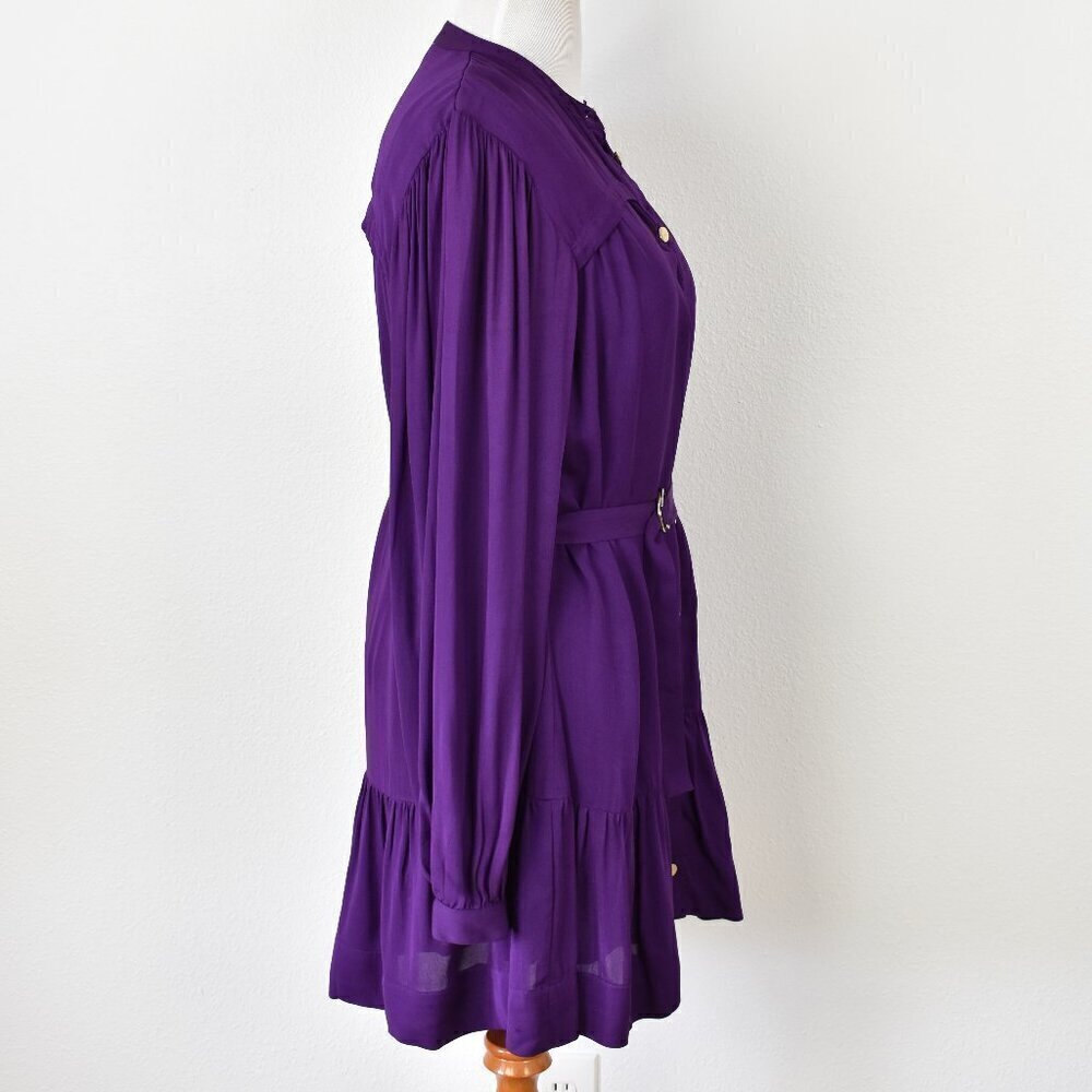 Karina Grimaldi Violet Button Front Dress - L - Picture 3 of 9